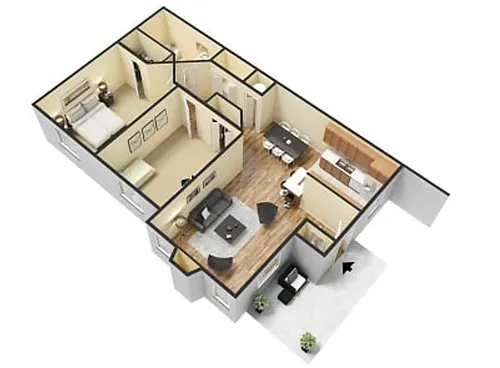 Floor plan B1 The Stovall