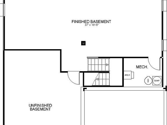 The Pinehurst Finished Walkout Basement