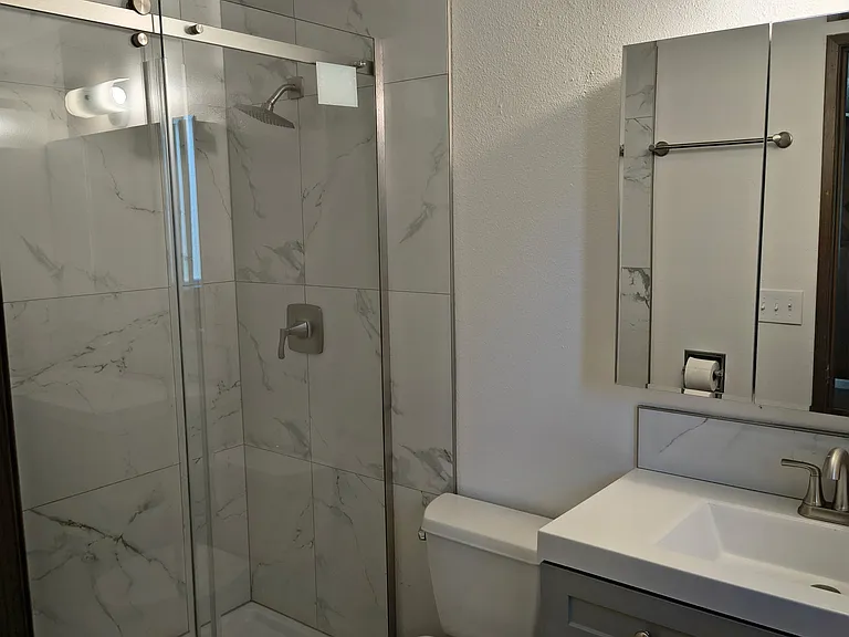 Brand new main bathroom