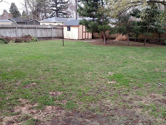 Large backyard