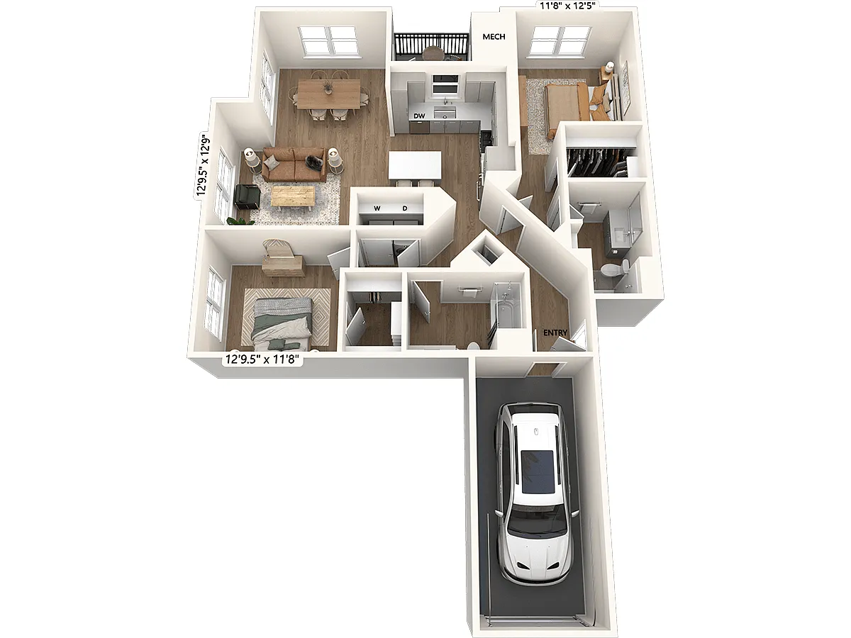 Floor plan B2-Direct Garage-1261-Scheme III