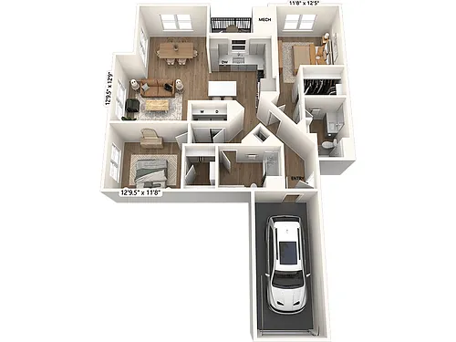 Floor plan B2-Direct Garage-1261-Scheme III