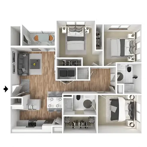 Floor plan 3 X 2