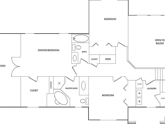 Second floor layout