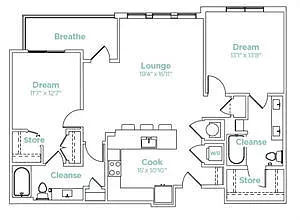 Floor plan B3