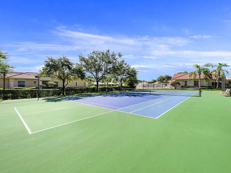 Community tennis courts