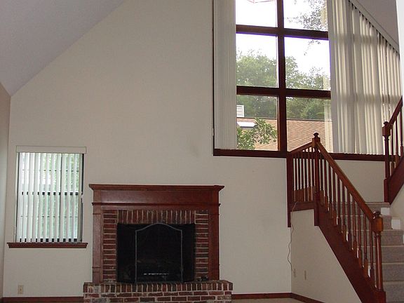 Family room with fireplace