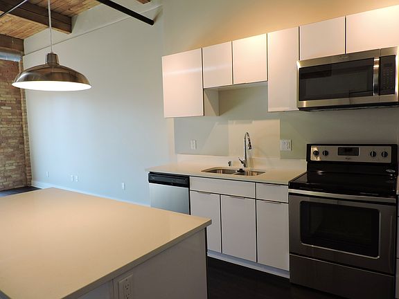 Main Entrance of #203 showing Kitchen