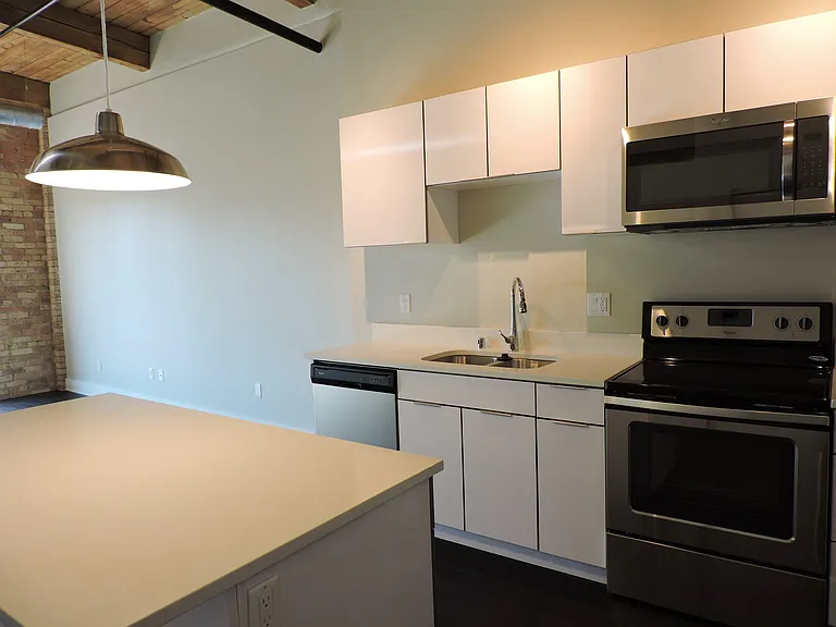 Main Entrance of #203 showing Kitchen