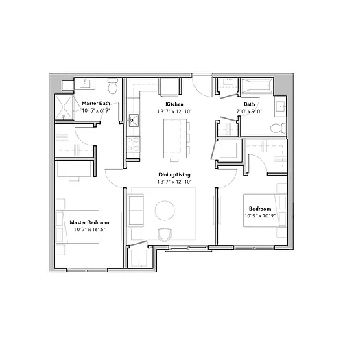 Floor plan Coastal