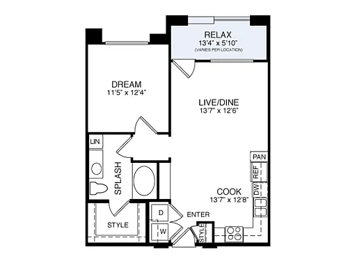 Floor plan 2A2 1-1