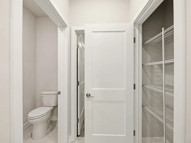 Linen Closet and Water Closet (toilet)