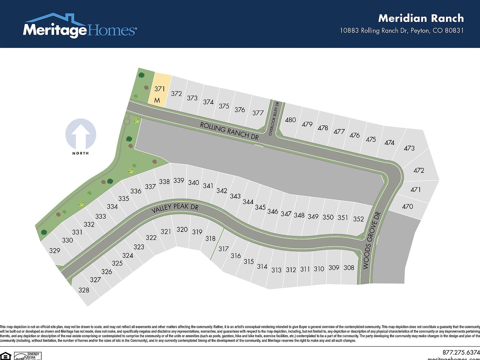Meridian Ranch by Meritage Homes in Peyton CO Zillow