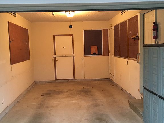 Attached single car garage