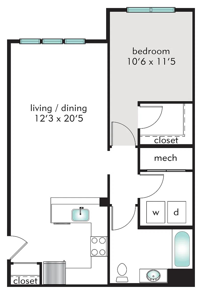 Floor plan 1D