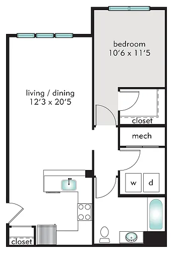 Floor plan 1D