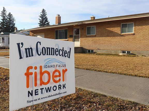 Fiber Internet installation complete.