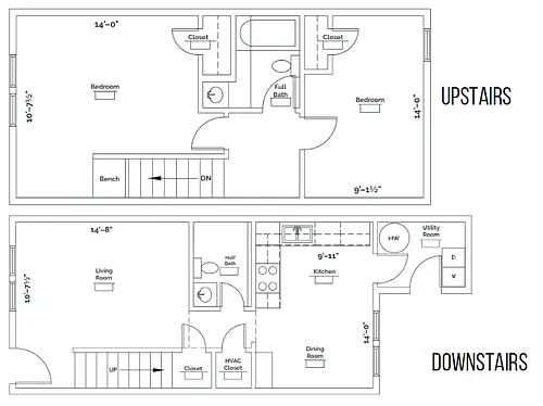Floor plan Townhome