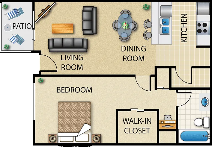 The Cote D`Azur Floorplan Diagram
