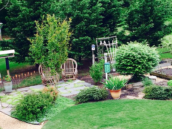 Small section of backyard