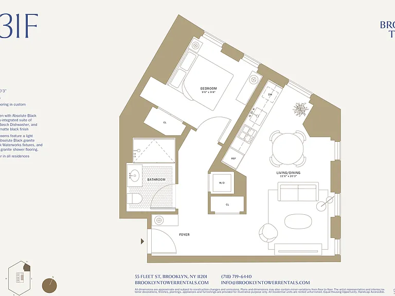 55 Fleet St #31F — Photo 2