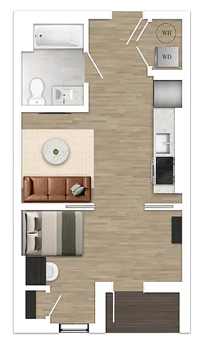 Floor plan 1A - 1X1