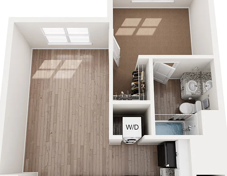 A1UF | 1 Bed / 1 Bath A1UF | 1 Bed / 1 Bath