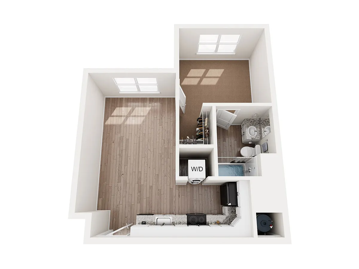 Floor plan A1UF Floor Plan