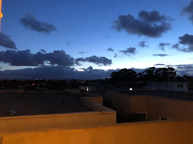 View from lower patio