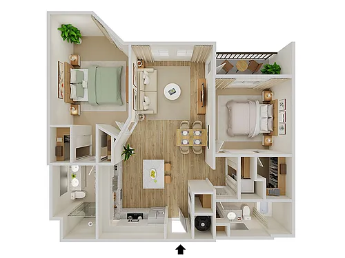 Floor plan Crane