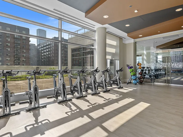 Fitness Center at The Elle Apartments in Chicago, IL 60605