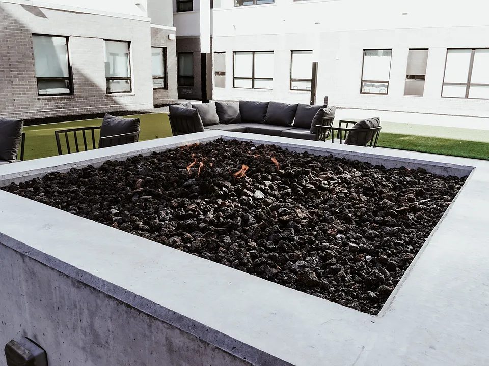 Courtyard 1 fire pit