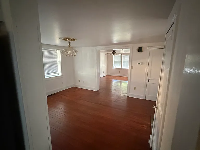 View of dining and family room from the kitchen