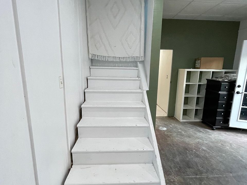Stairs with storage underneath