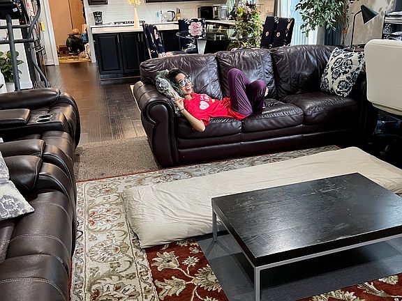 Living Room Attached Kitchen