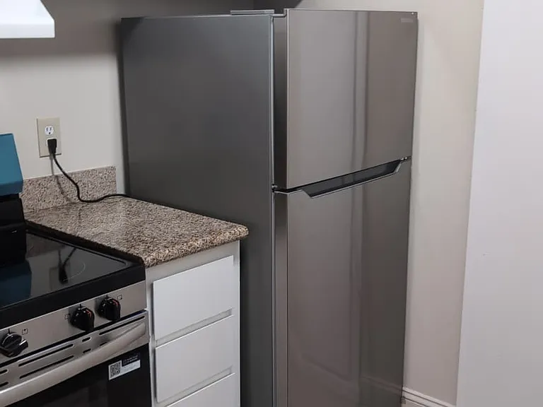 New fridge - installed Jul 10, 2026 (not reflected in 3d tour)