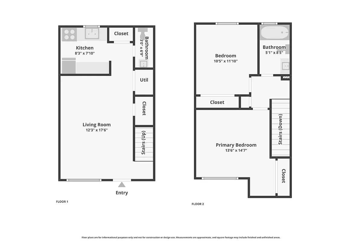 Floor plan 2 Bedroom
