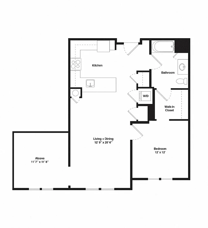 Floor plan 1E1