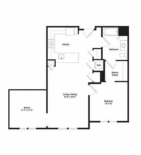 Floor plan 1E1