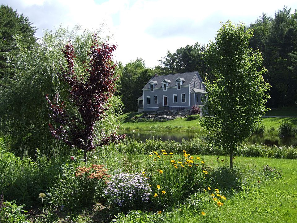 One of several flower gardens