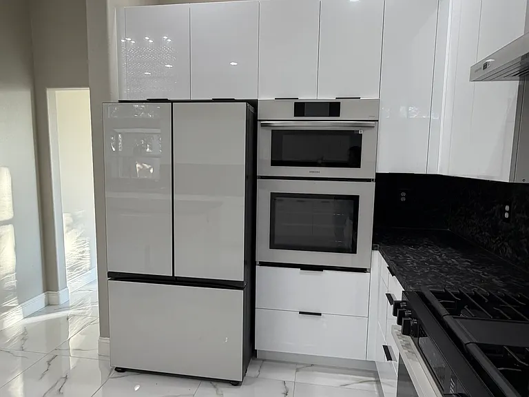 Premium LG BeSpoke White-Glass Appliance Package