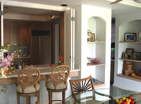 Kitchen and Hall from Dining Room