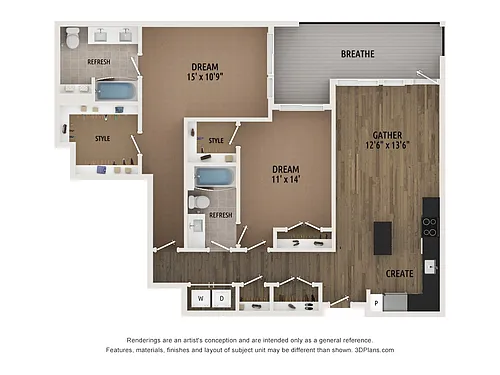Floor plan D6