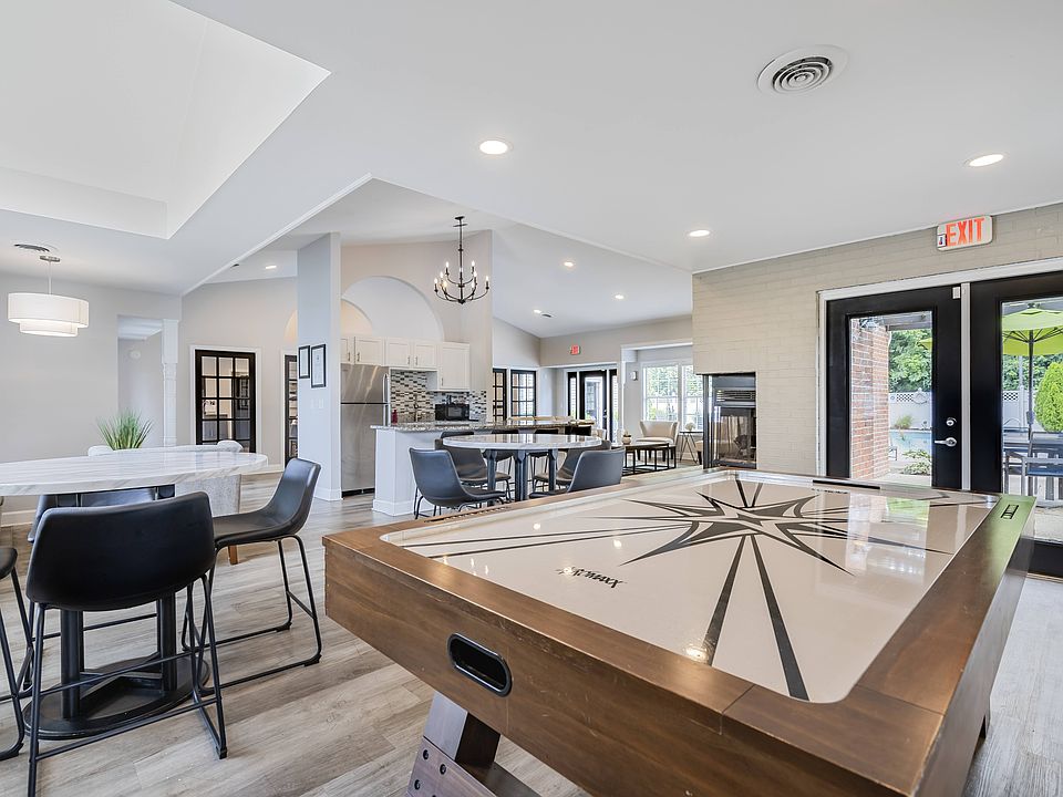 Meet neighbors and friends in the game room.