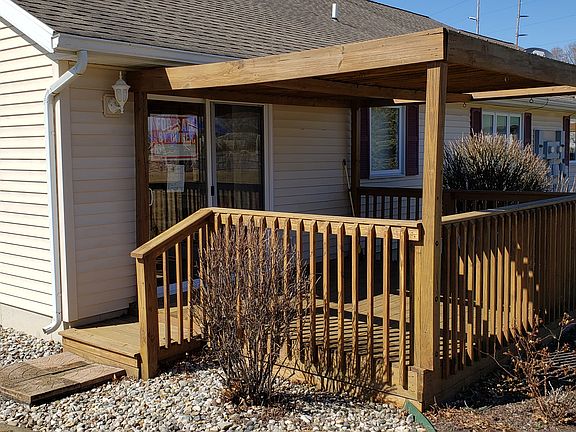 Deck cleaned, stained 2018