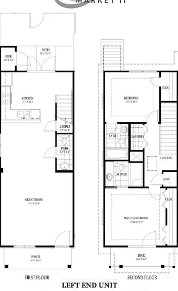 Townhome layout