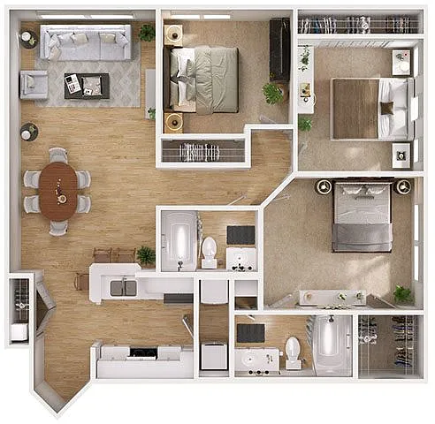 Floor plan C2A-C