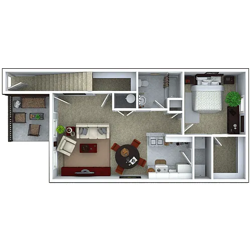 Floor plan One Bedroom