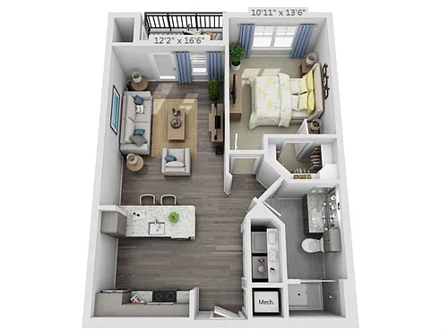 Floor plan A1A