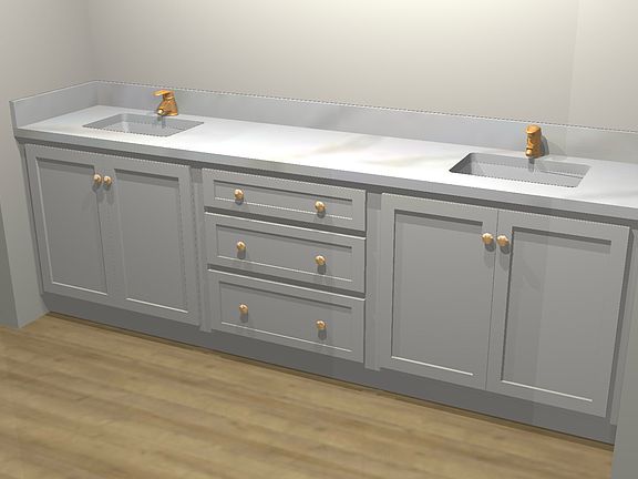 Primary Bathroom Rendering